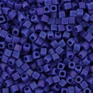 Miyuki square - cubes 1.8mm Beads - Opaque cobalt matted ab SB18-414FR